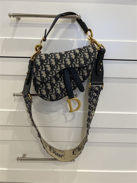 mini dior saddle bag with navy reversible shoulder strap|Dior mini saddle bag men.